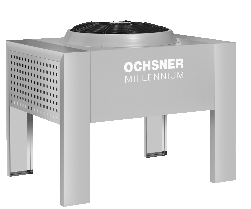 Ochsner air source heat pump with evaporator